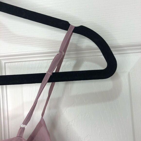 Sensara dusty pink sheer tank blouse with adjustable straps, size medium - Picture 13 of 14